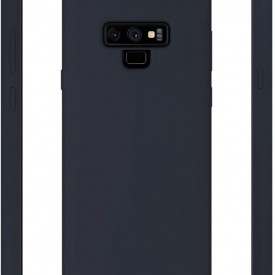 husa note 9 silicon catifea bleumarin planetphone