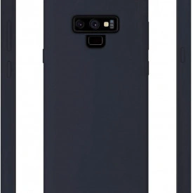 husa note 9 silicon catifea bleumarin planetphone