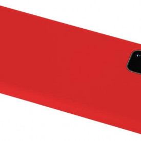 Husa Samsung Galaxy S20 Plus, ultra slim silicon si microfibra, Rosu - Img 3