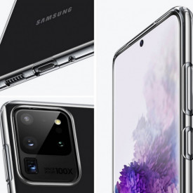 Husa Samsung Galaxy S20 Ultra, ultra slim, silicon transparent - Img 3