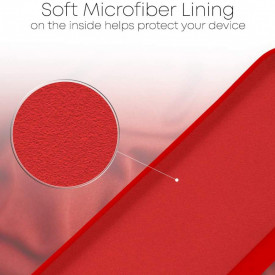 Husa Samsung Galaxy S9, ultra slim silicon si interior din microfibra, Rosie - Img 3
