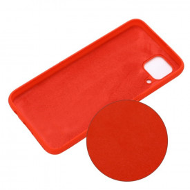 husa silicon catifea rosu samsung galaxy A12 planetphone