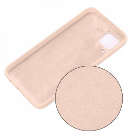 husa silicon catifea roz pal samsung galaxy A12 planetphone