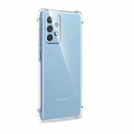 Husa slim transparenta Samsung Galaxy A52s, antisoc, colturi intarite, silicon antialunecare