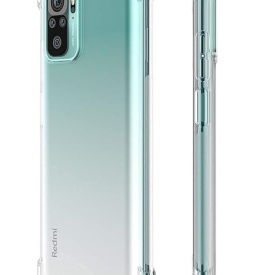 Husa slim transparenta Xiaomi Redmi Note 10 Pro, antisoc, colturi intarite, silicon antialunecare - Img 2