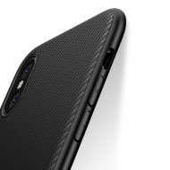 Husa ultra slim iPhone X Max, Carbon Look - Img 2
