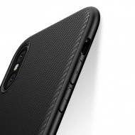 Husa ultra slim iPhone X Max, Carbon Look - Img 2