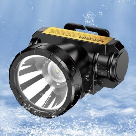 Lanterna / Lampa de cap, Kaku (KSC-1522) - cu iluminare LED, 3 moduri de iluminare și baterie de 800mAh, BLACK - Img 4