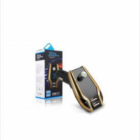 Modulator auto FM, car kit bluetooth, transmitator FM, Transmitator Bluetooth wireless, adaptor FM, modulator muzica Handsfree Mp3 Player, audio USB, design elegant, Auriu - Img 6