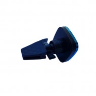 Suport auto cu magnet pentru telefon sau tableta, 360 de grade, montaj pe grilele de ventilatie a masinii, universal, negru cu albastru - Img 3
