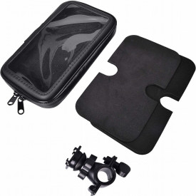 Husa suport telefon pentru bicicleta sau motocicleta negru