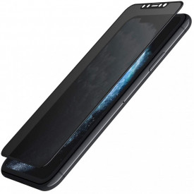 Folie protectie din sticla Privacy, iPhone 11 Pro Max, full cover, full glue, case friendly, Premium Quality, Case friendly - Img 2