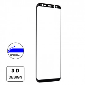 Folie protectie din sticla Samsung Galaxy S8 Plus, full cover, full glue, lipici pe tot ecranul, case friendly, 3D - Img 5