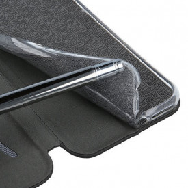 Husa Flip Cover din piele ecologica Huawei P Smart 2019, Negru - Img 3