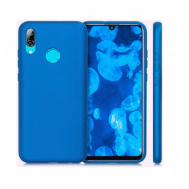 Husa Huawei P Smart 2019, ultra slim, silicon Albastru, cu interior de catifea, protectie camera - Img 2