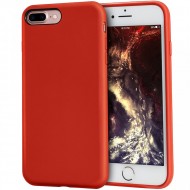 Husa iPhone 8 Plus, ultra slim silicon Rosu
