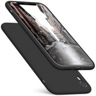 Husa iPhone XR, ultra slim silicon Negru
