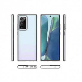 Husa protectie compatibila cu Samsung Galaxy Note 20 Ultra, Premium Quality, transparenta, ultra slim din silicon - Img 3