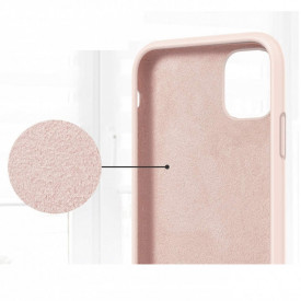 Husa protectie iPhone 11, ultra slim, silicon Dusty Roz, interior din microfibra, protectie camera, protectie ecran - Img 5