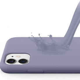 Husa protectie iPhone 11, ultra slim, silicon Gri, interior din microfibra, protectie camera, protectie ecran - Img 6