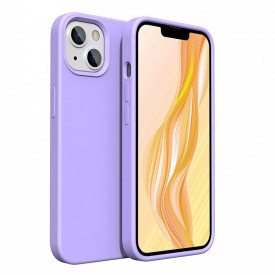 Husa protectie iPhone 13, ultra slim, silicon Mov, interior din microfibra