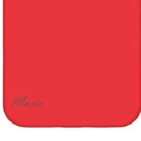 Husa protectie pentru iPhone 11, slim, silicon Rosu cu interior din microfibra, protectie camera si Personalizare Unica cu Numele Maria - Img 2