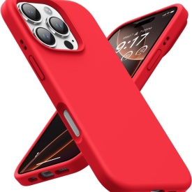 husa rosie iphone 16 pro max silicon si catifea planetphone