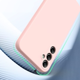 husa SAMSUNG A14 roz silicon si catifea planetphone