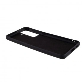 husa silicon samsung s22 negru cu catifea planetphone 