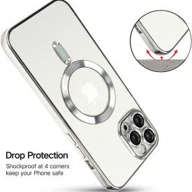 husa iphone 14 pro magsafe transparenta margini argnitii planetphone