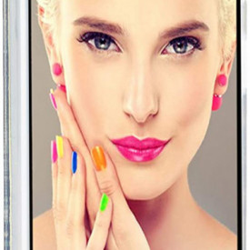 Husa Samsung Galaxy A12, cu Apa si Sclipici, Lichid si Glitter, Fashion, protectie camera, Roz - Img 2