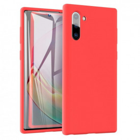 Husa Samsung Galaxy NOTE 10, ultra slim silicon Rosu