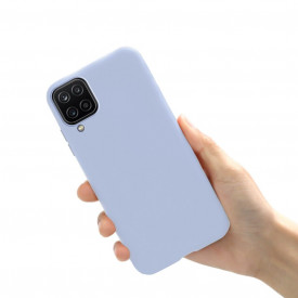 husa silicon catifea mov samsung galaxy A42 planetphone