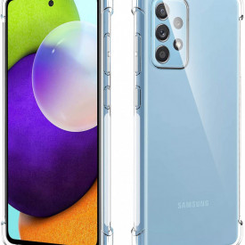 HUSA SILICON TRANSPARENT antisoc colturi SAMSUNG A72 PLANETPHONE 