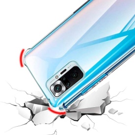 Husa slim transparenta Xiaomi Redmi Note 10 Pro, antisoc, colturi intarite, silicon antialunecare - Img 3