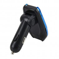 Modulator auto FM, car kit Bluetooth Albastru metalic - Img 2