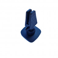 Suport auto cu magnet pentru telefon sau tableta, 360 de grade, montaj pe grilele de ventilatie a masinii, universal, negru cu albastru - Img 4