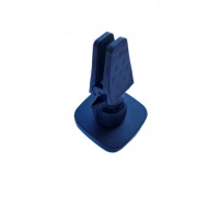Suport auto cu magnet pentru telefon sau tableta, 360 de grade, montaj pe grilele de ventilatie a masinii, universal, negru cu albastru - Img 4