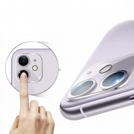Folie din sticla protectie camera foto/video pentru iPhone 11 - Img 2