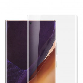 Folie Sticla protectie ecran Cu Gel Nano UV Samsung Galaxy NOTE 20 Ultra, full glue, lipici pe tot ecranul - Img 3
