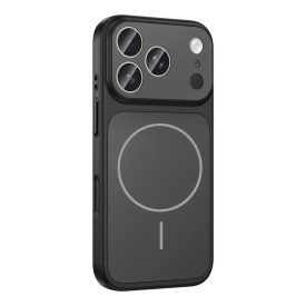 Husă MagSafe pentru iPhone 17 Pro – silicon, Protecție premium și încărcare magnetică, Negru