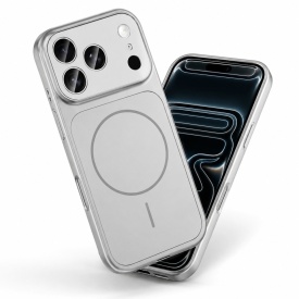 husa iphone 17 pro magsafe argintiu incarcare wireless
