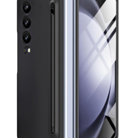 husa samsung z fold 4 cu s pen neagra mat planetphone