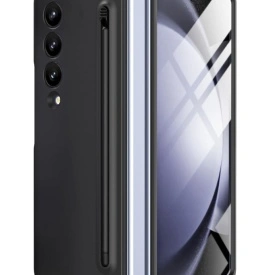 husa samsung z fold 4 cu s pen neagra mat planetphone