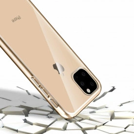husa fata spate iPhone 11, transparenta