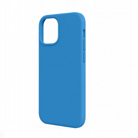 Husa protectie iPhone 12/12 Pro, ultra slim, silicon Albastru, interior din microfibra