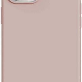 Husa protectie iPhone 12 Pro Max, ultra slim, silicon Dusty Roz, interior din microfibra - Img 2