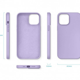husa iphone 13 pro max mov silicon planetphone microfibra 