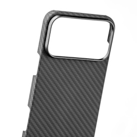 husa iphone 17 pro max din kevlar ultra slim, carbon