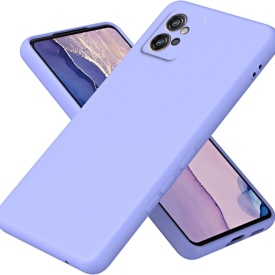 Husa protectie pentru Motorola Moto G32, slim, silicon Mov cu interior din microfibra, protectie camera, protectie ecran